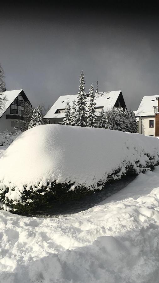 Appartement An Der Erlebniskappe Mit Fahrradkeller Winterberg Esterno foto